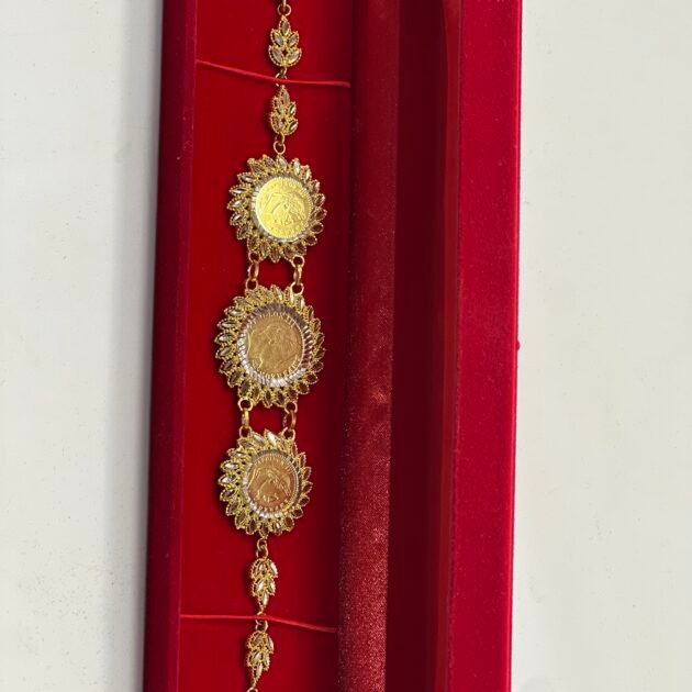 سوار القمحة الفاخر فضة مشللة بالذهب 03